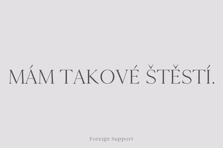Cammron Font preview 3 – Serif Fonts font sample