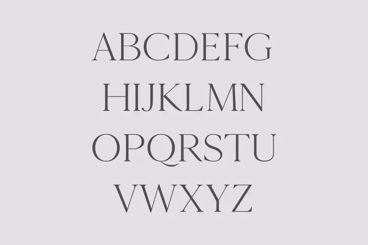 Cammron Font preview 5 – Serif Fonts font sample