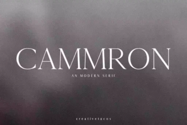Cammron Font free download – Elegant font preview