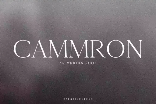 Cammron Font preview 6 – Serif Fonts font sample