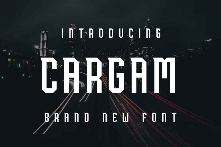 Cargam Font free download preview 4 – Serif Fonts font