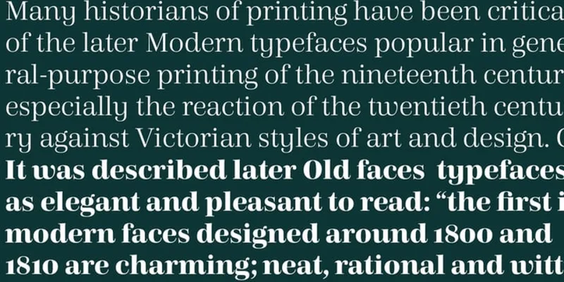 Carmay Font Family preview 5 – Serif Fonts font sample