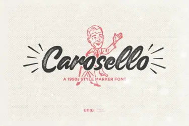Carosello Font free download – Script And Handwritten preview