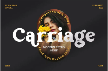 Carriage Font free download – Serif Fonts font preview