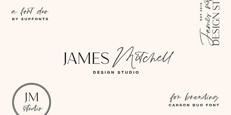 Carson Font Family preview 2 – Serif Fonts font sample