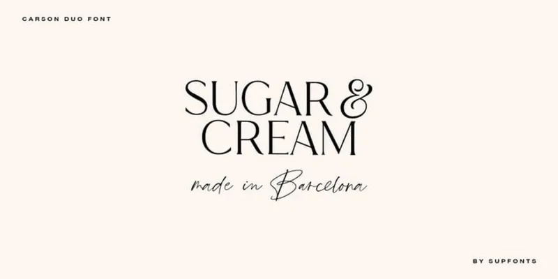 Carson Font Family preview 9 – Serif Fonts font sample