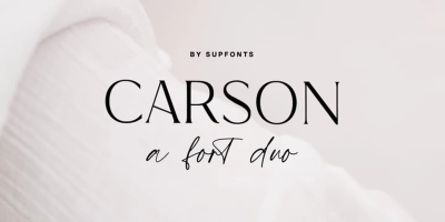 Carson Font Family free download – Serif font preview