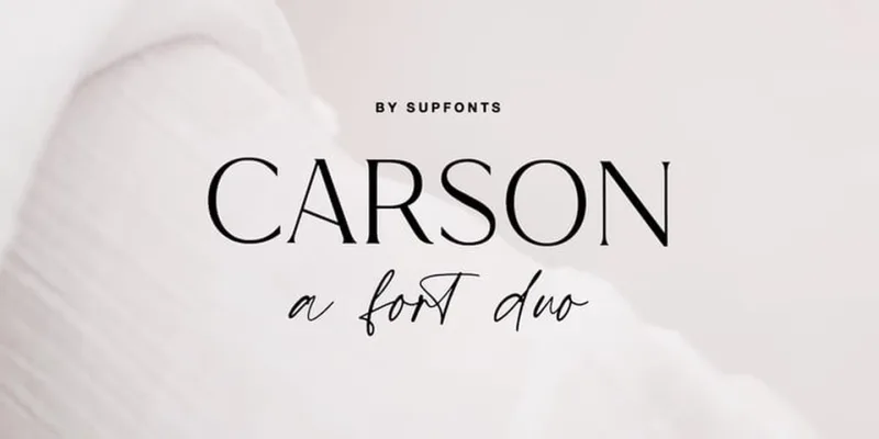 Carson Font Family preview 10 – Serif Fonts font sample