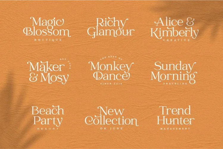 Catchy Mager Font preview 3 – Serif Fonts font sample