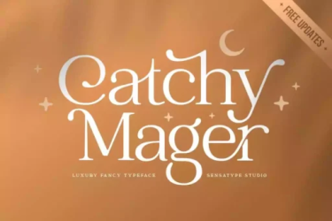 Catchy Mager Font free download – Branding font preview