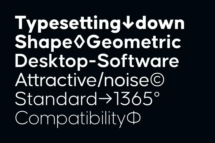 Causten Font preview 4 – Sans Serif Fonts font sample