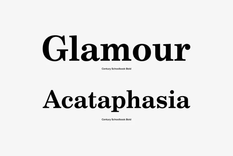 Century Schoolbook Font preview 3 – Serif Fonts font sample