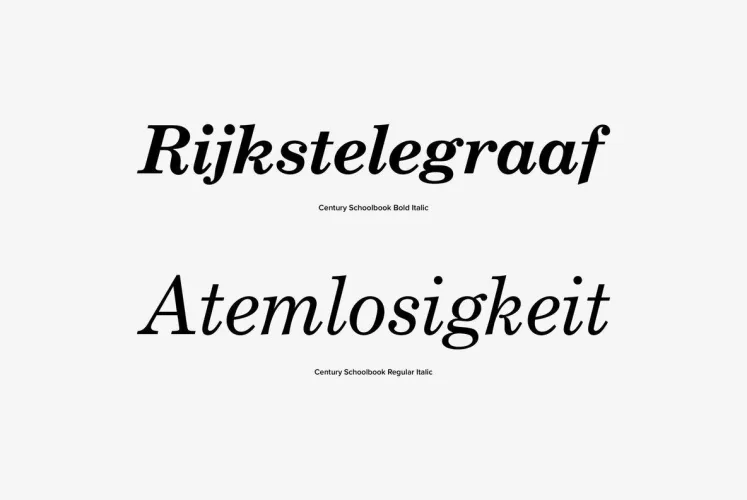 Century Schoolbook Font preview 4 – Serif Fonts font sample