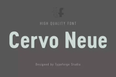 Cervo Neue Font free download – Classic font preview