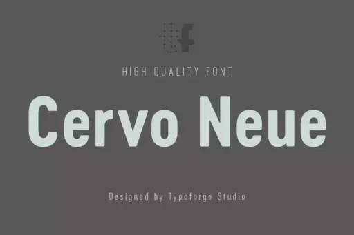 Cervo Neue Font preview 6 – Sans Serif Fonts font sample
