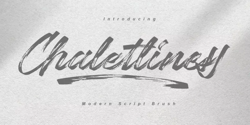 Chaletliness Font Family preview 9 – Script And Handwritten font sample