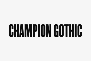 Champion Gothic Font free download – Sans Serif Fonts font preview