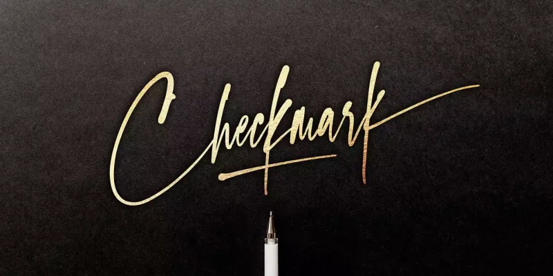 Checkmark Font Family preview 5 – Script And Handwritten font sample