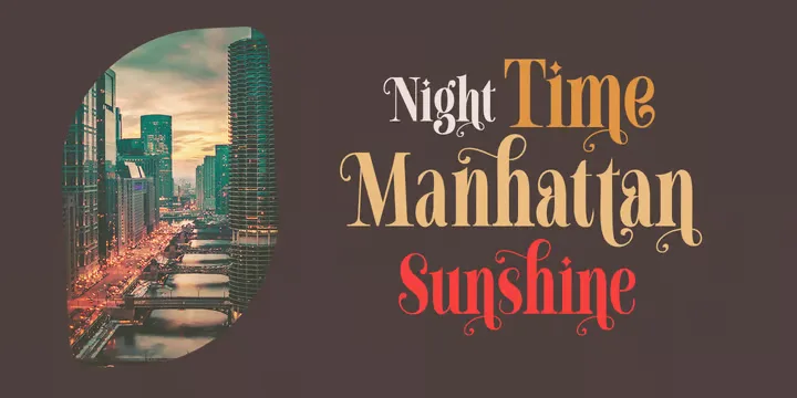 Chicago Darling Serif Font preview 4 – Modern Fonts font sample