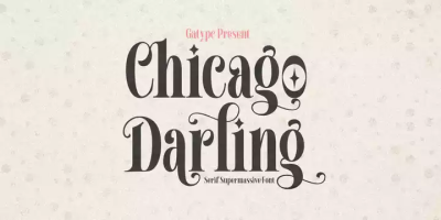 Chicago Darling Serif Font free download – Friendly font preview