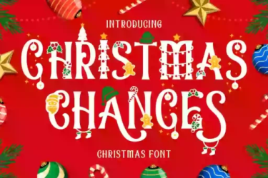 Christmas Chances Font free download – Serif font preview