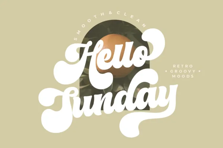 Chunky Retro Font preview 1 – Script And Handwritten font sample