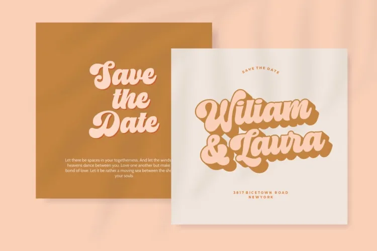 Chunky Retro Font preview 2 – Script And Handwritten font sample