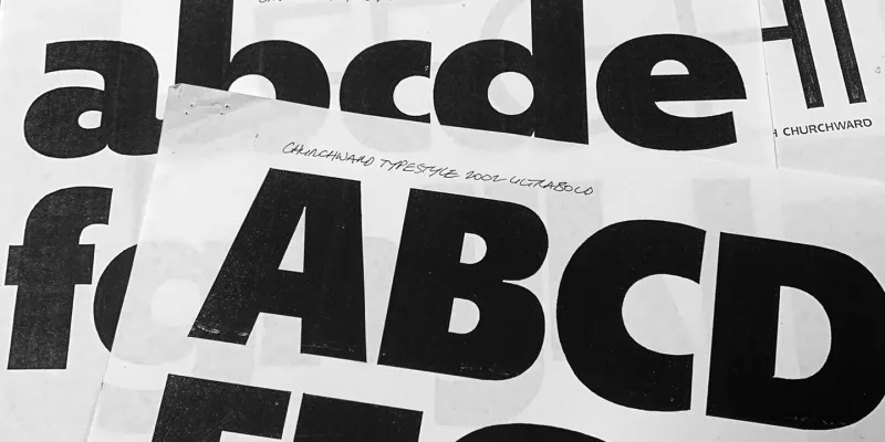 Churchward Typestyle Font Family preview 2 – Sans Serif Fonts font sample