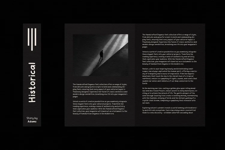 Chutpen – The Editorial Font preview 4 – Script And Handwritten font sample