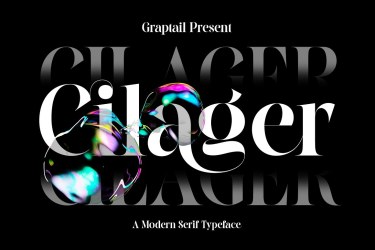Cilager Font free download – Serif font preview