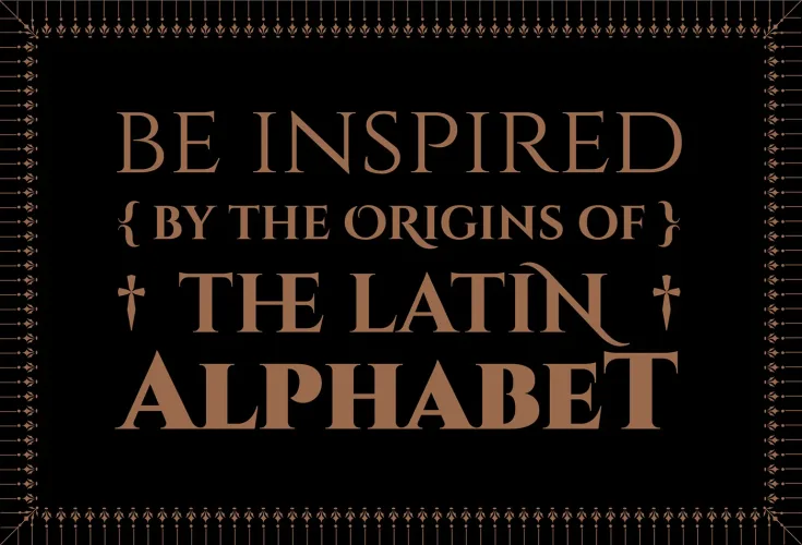Cinzel Font preview 2 – Serif Fonts font sample