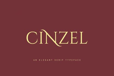 Cinzel Font free download – Branding font preview