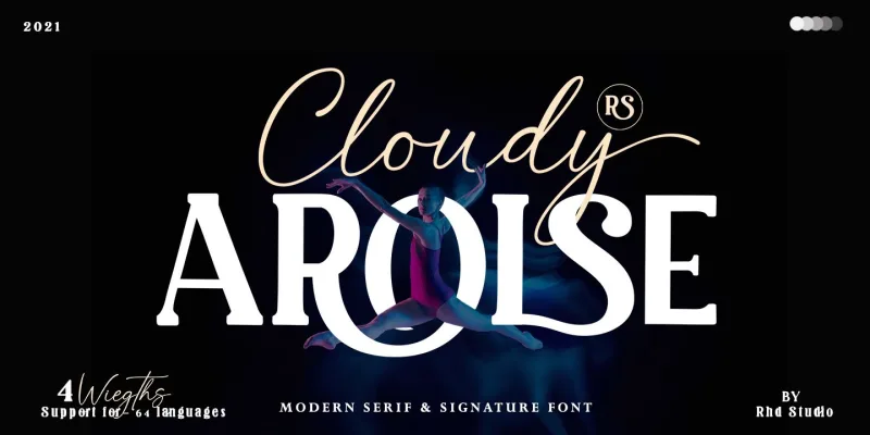Cloudy Arolse Font Family preview 10 – Sans Serif Fonts font sample