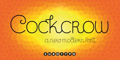 Cockcrow Font free download – Friendly font preview