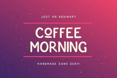 Coffee Morning Sans Font free download – Serif font preview