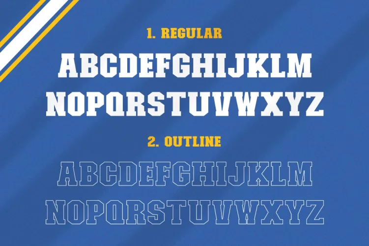College Font – Free Download | daFontFile