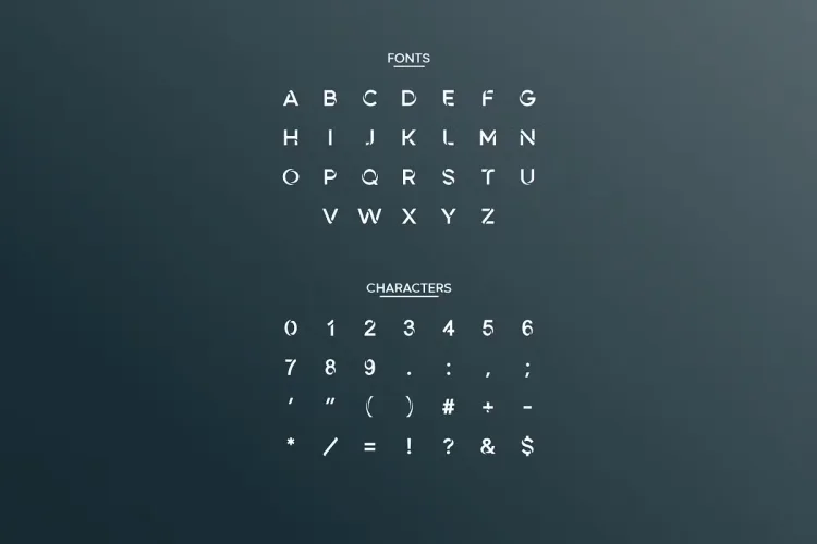 Colours Font preview 2 – Display Fonts font sample