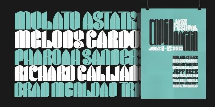 Conica Font preview 7 – Typeface font sample