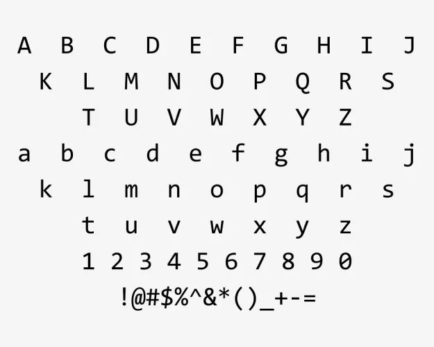 Consolas Font preview 1 – Sans Serif Fonts font sample