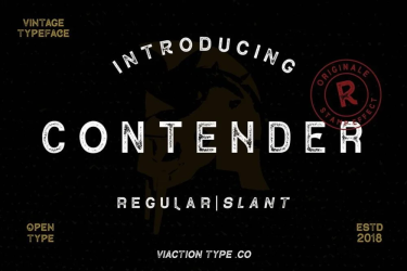 Contender Font free download – similar font preview