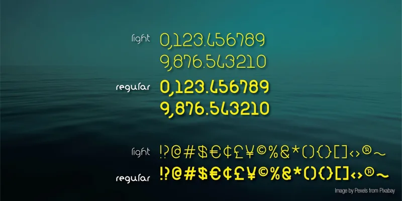 Conveyor Belt Font Family preview 3 – Display Fonts font sample