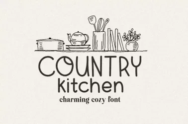 Country Kitchen Font free download – Script And Handwritten preview