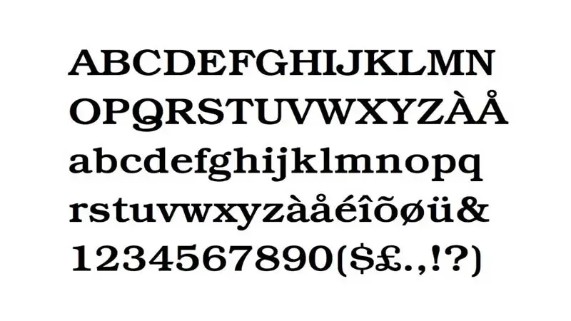 Cowboy Bebop Font preview 1 – Typeface font sample