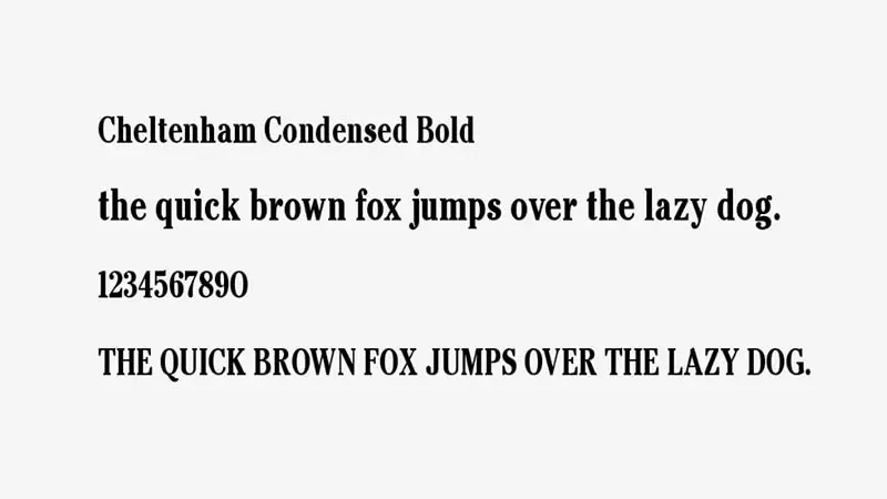 Cowboy Bebop Font preview 2 – Typeface font sample