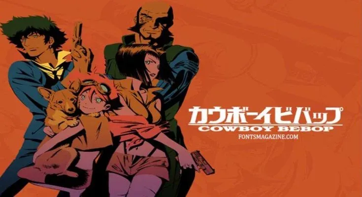 Cowboy Bebop Font preview 3 – Typeface font sample