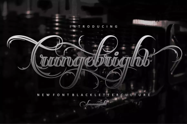 Crungebright Font free download – Headlines font preview