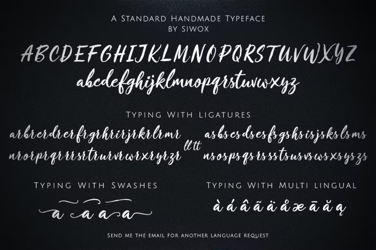 Crushine Wet Brush Font free download preview 2 – Script And Handwritten font