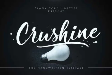 Crushine Wet Brush Font free download – Script And Handwritten preview