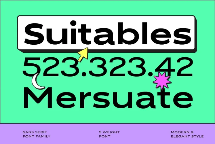 Cutta Sans Serif Fonts preview 2 – Sans Serif Fonts font sample
