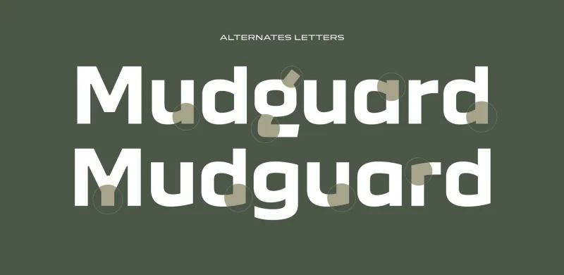 Dacia Block Font preview 1 – Display Fonts font sample